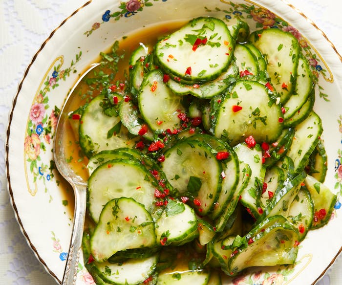 Nana’s Zalata (Quick Pickled Cucumber Salad) image
