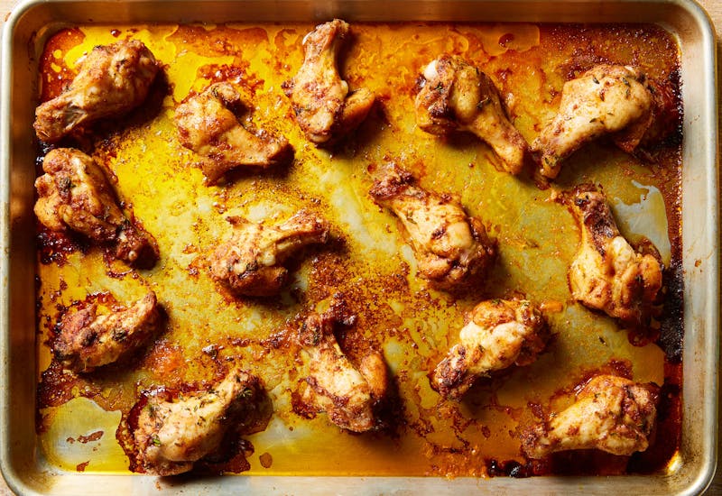 Chicken Wings With Paprika and Thyme