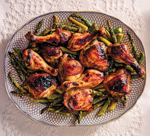 Apricot Chicken with Roasted Asparagus  — Jewish Food Society