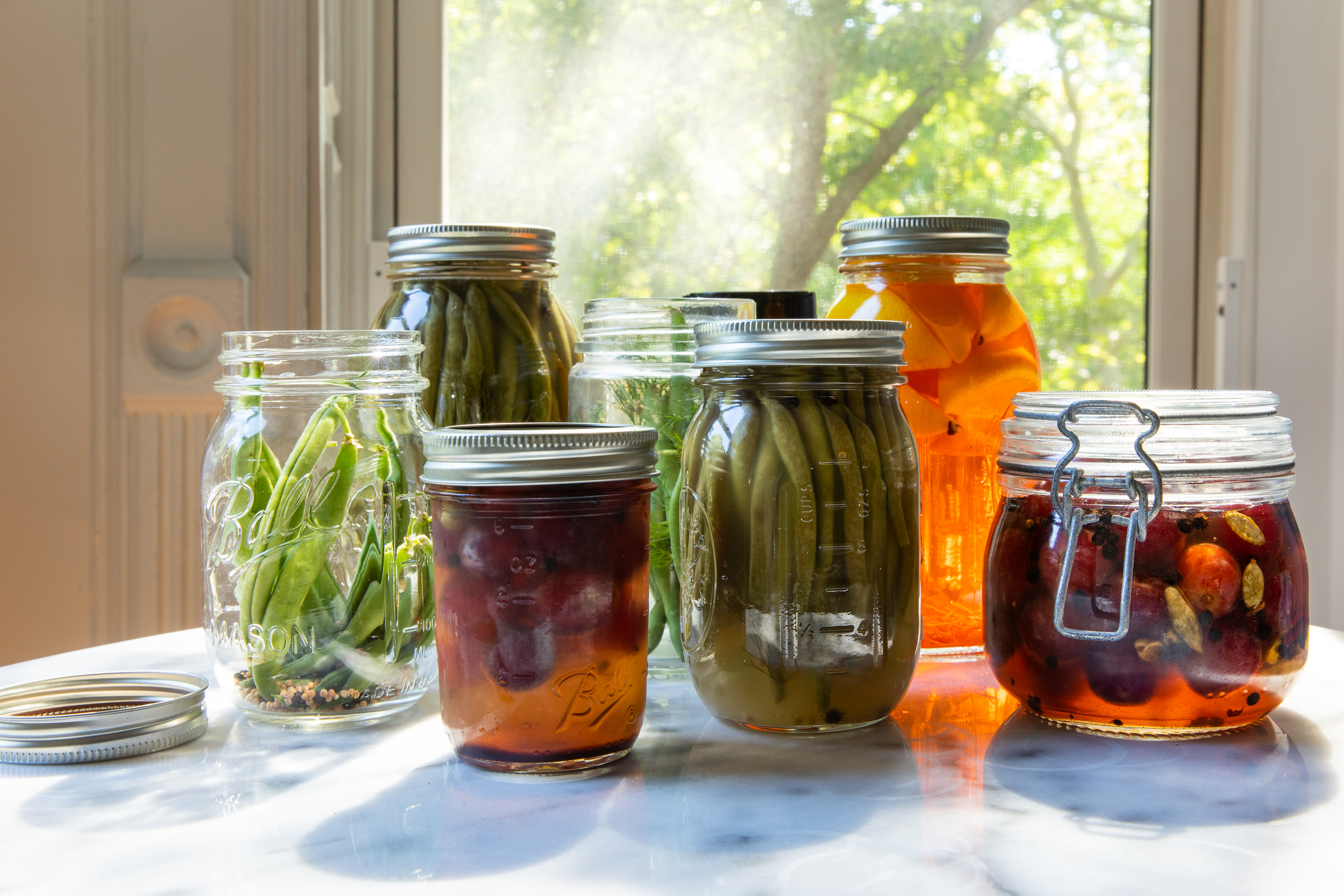 Garlic Dilly Beans (Pickled Green Beans)