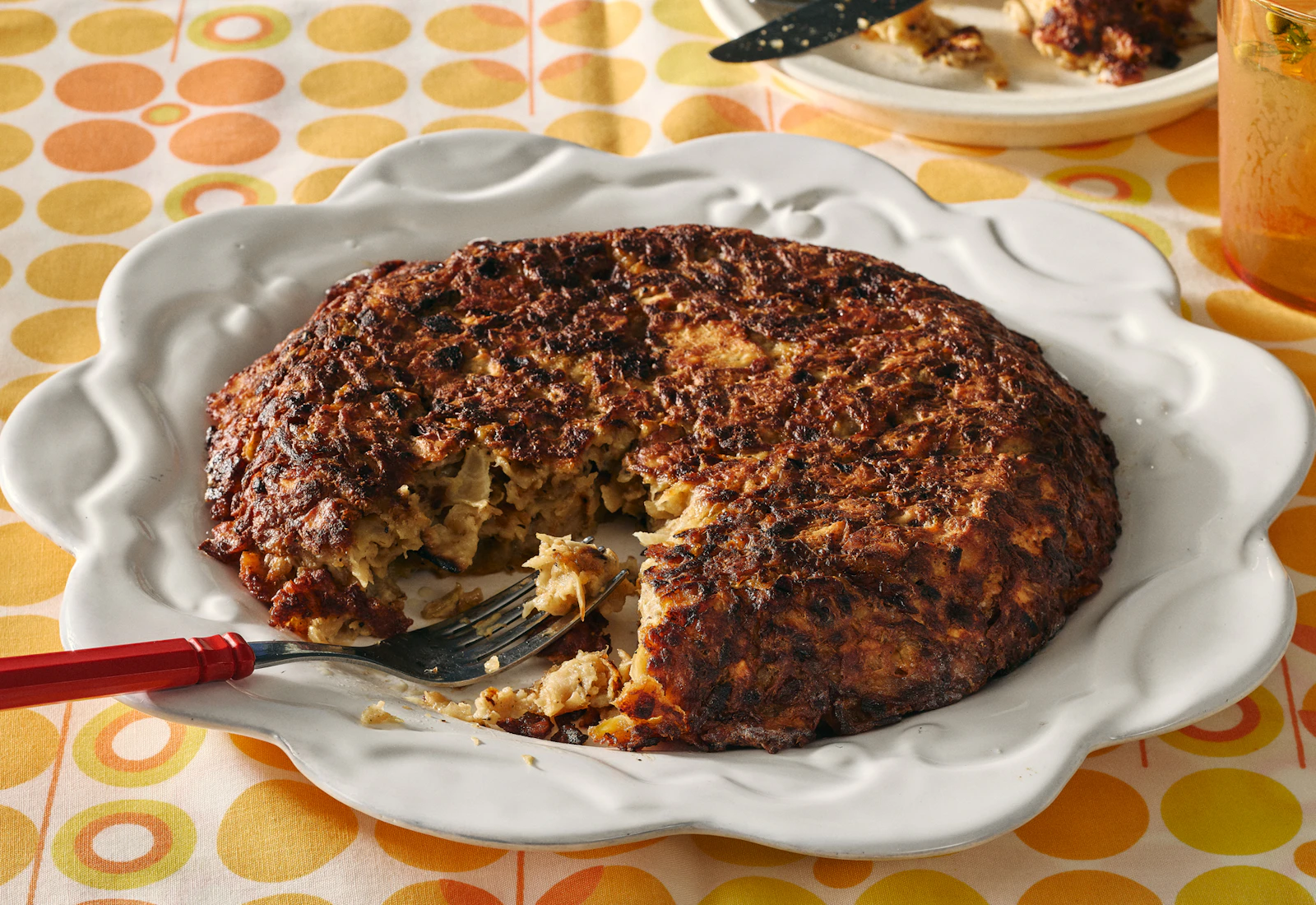 Matzah Brei with Fried Onions and Black Pepper