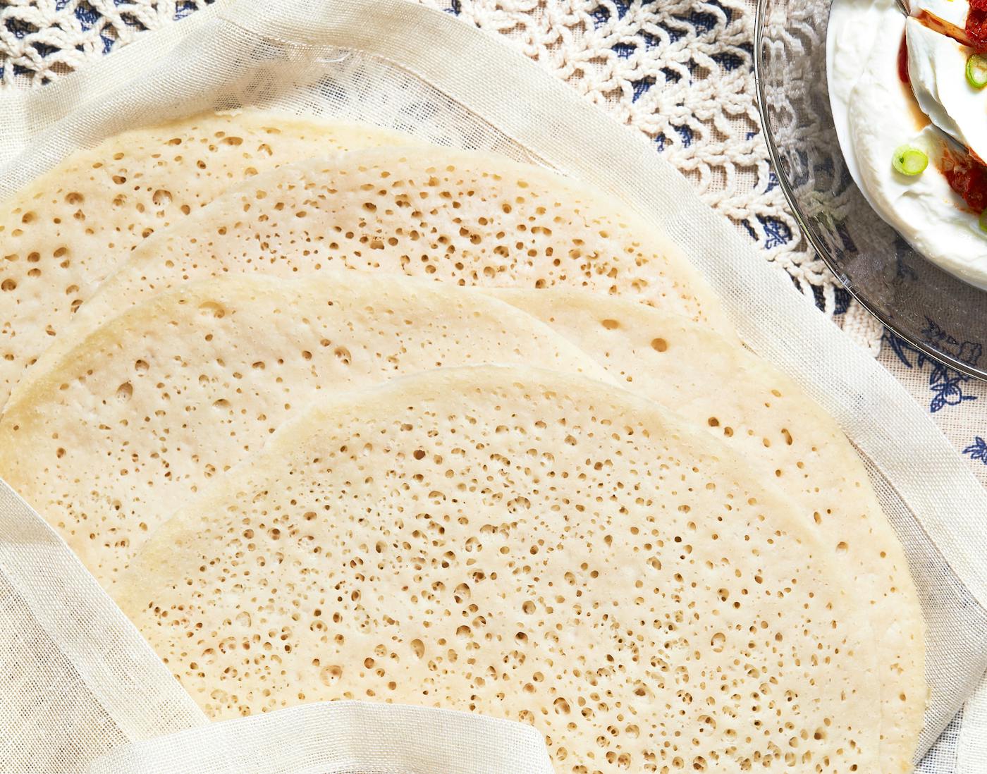 Lachuch flatbread. 