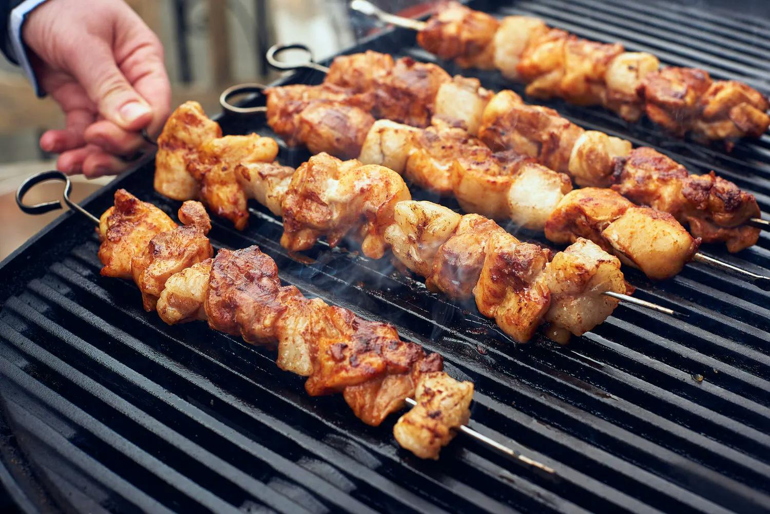 Chicken Skewers With Lamb Fat image