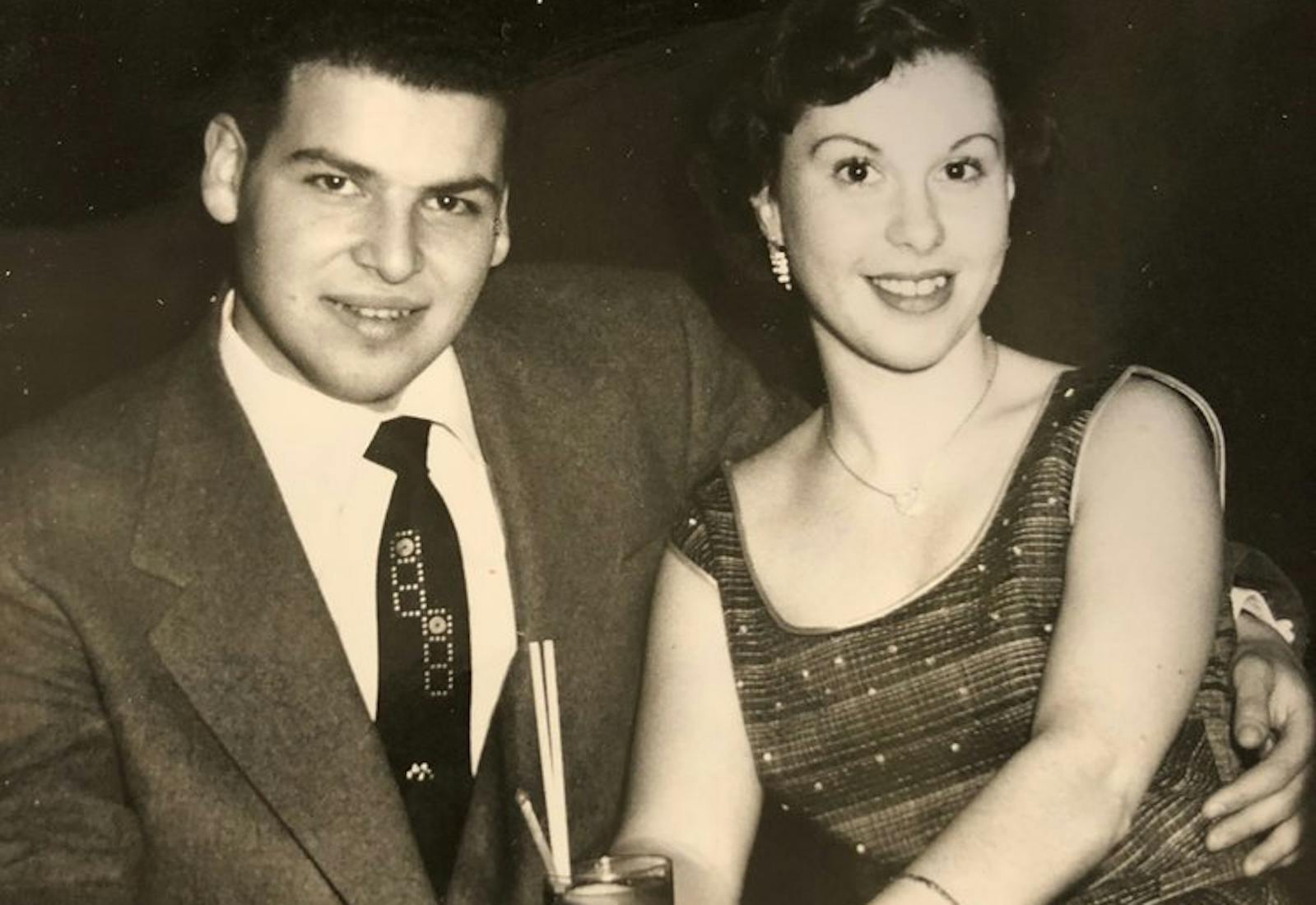 Shelly and Carol Miller, Manhattan, 1954.
