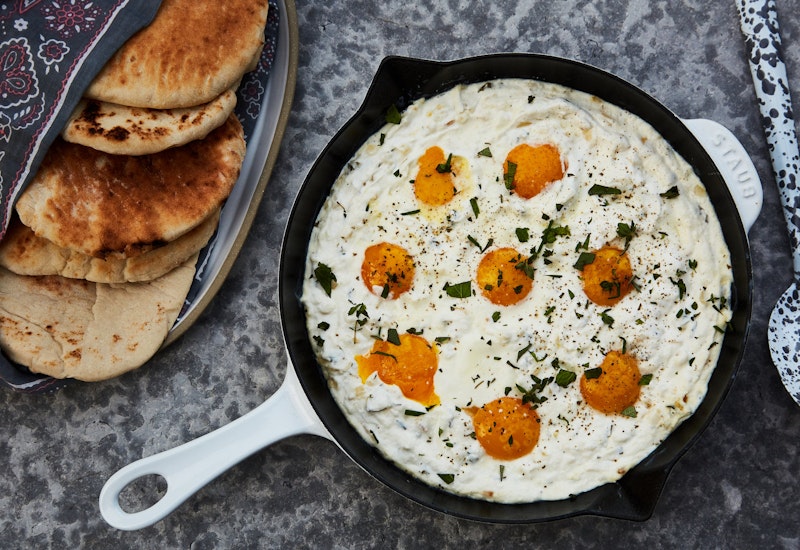 White Shakshuka With Labneh