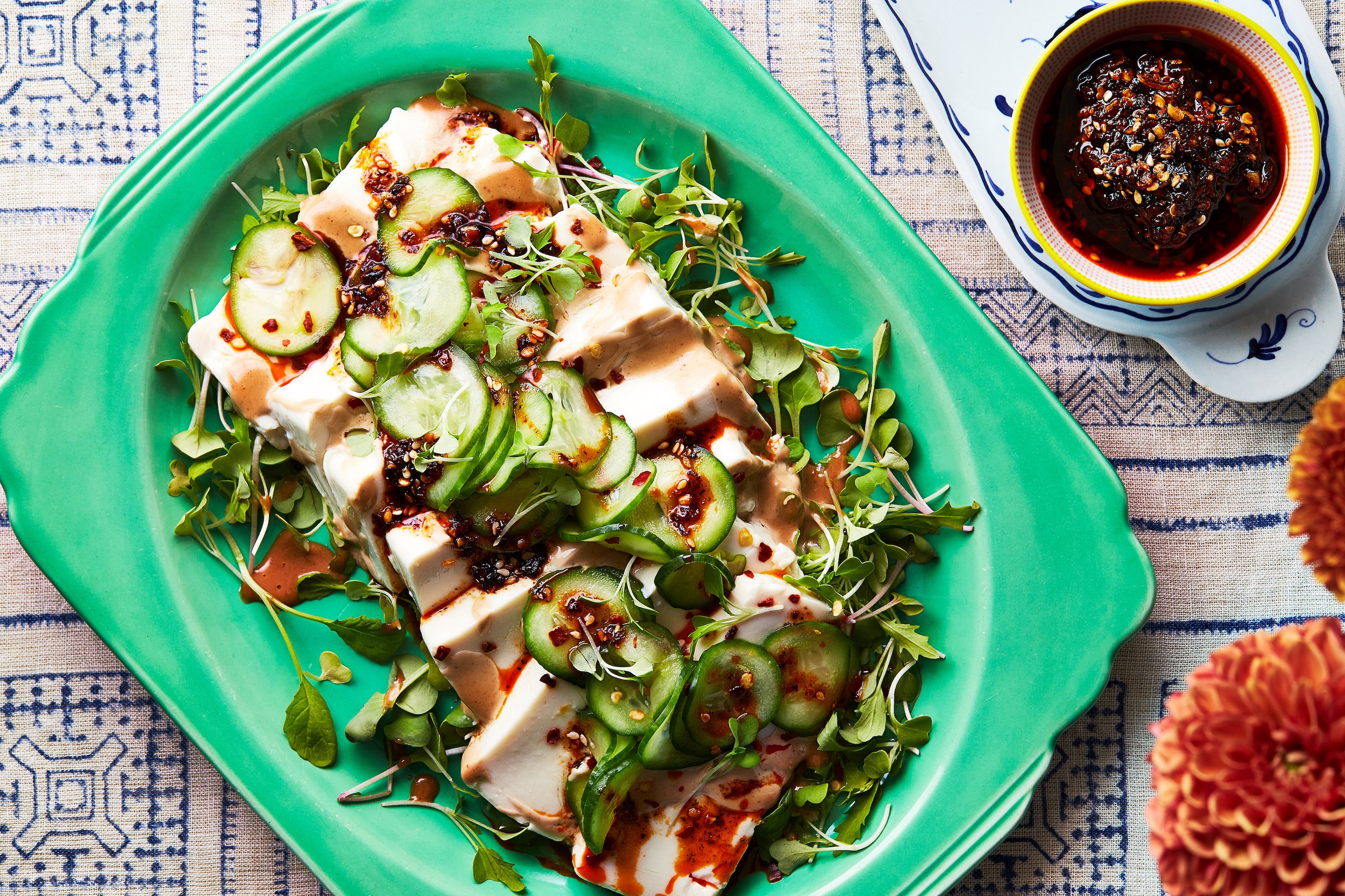 Tofu and Chili Crisp Salad image