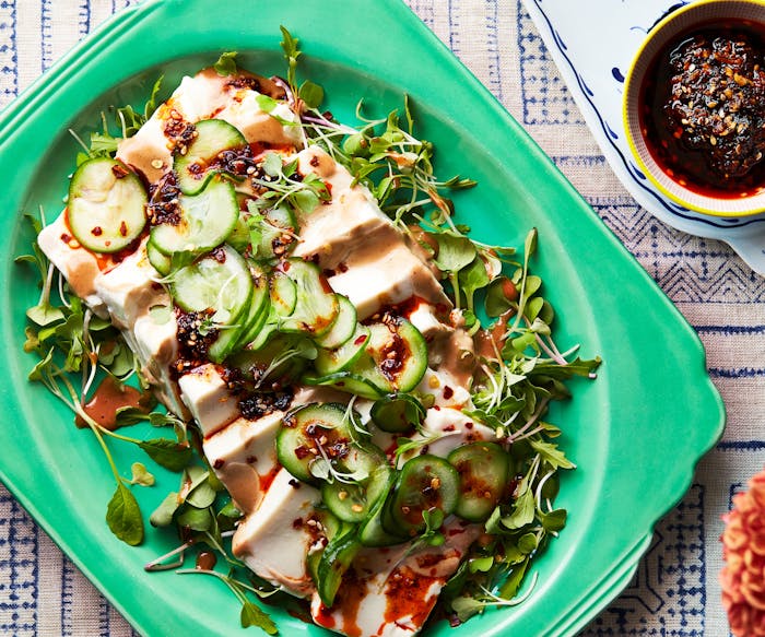 Tofu and Chili Crisp Salad image