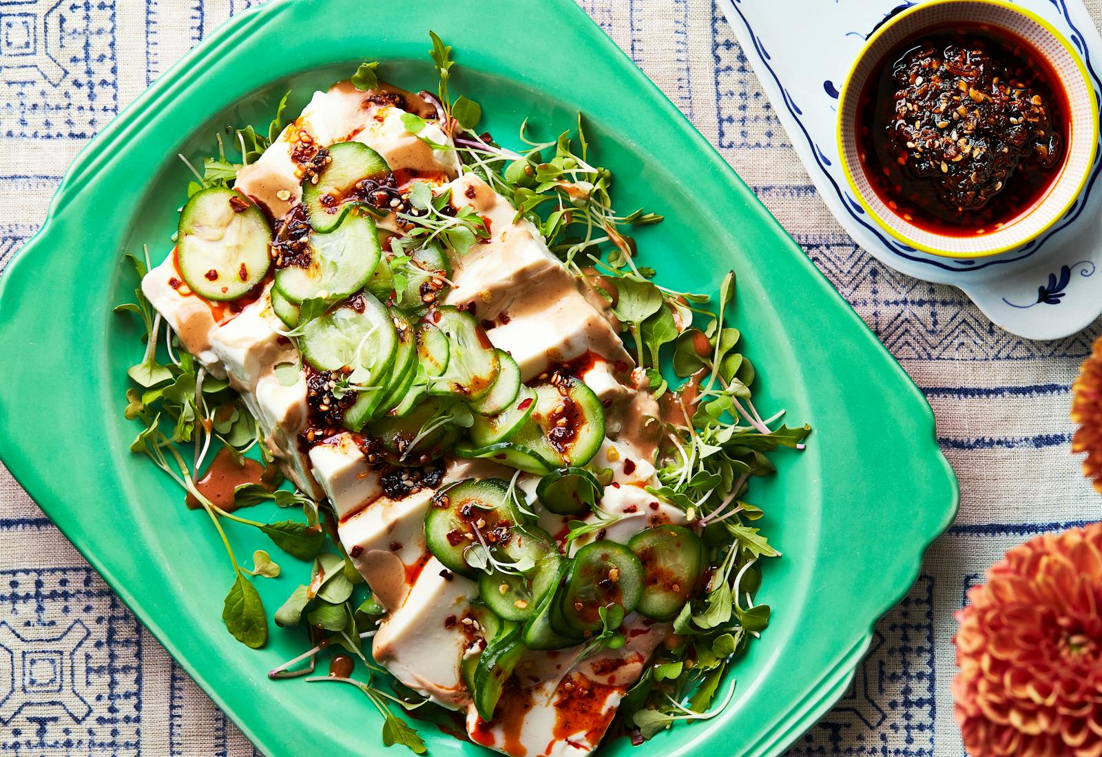 Tofu and Chili Crisp Salad