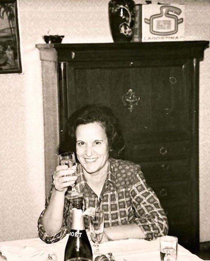 Benedetta’s grandmother Emilia in Italy, 1976.