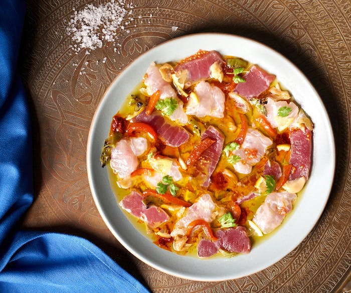 Spicy Moroccan Fish Crudo image