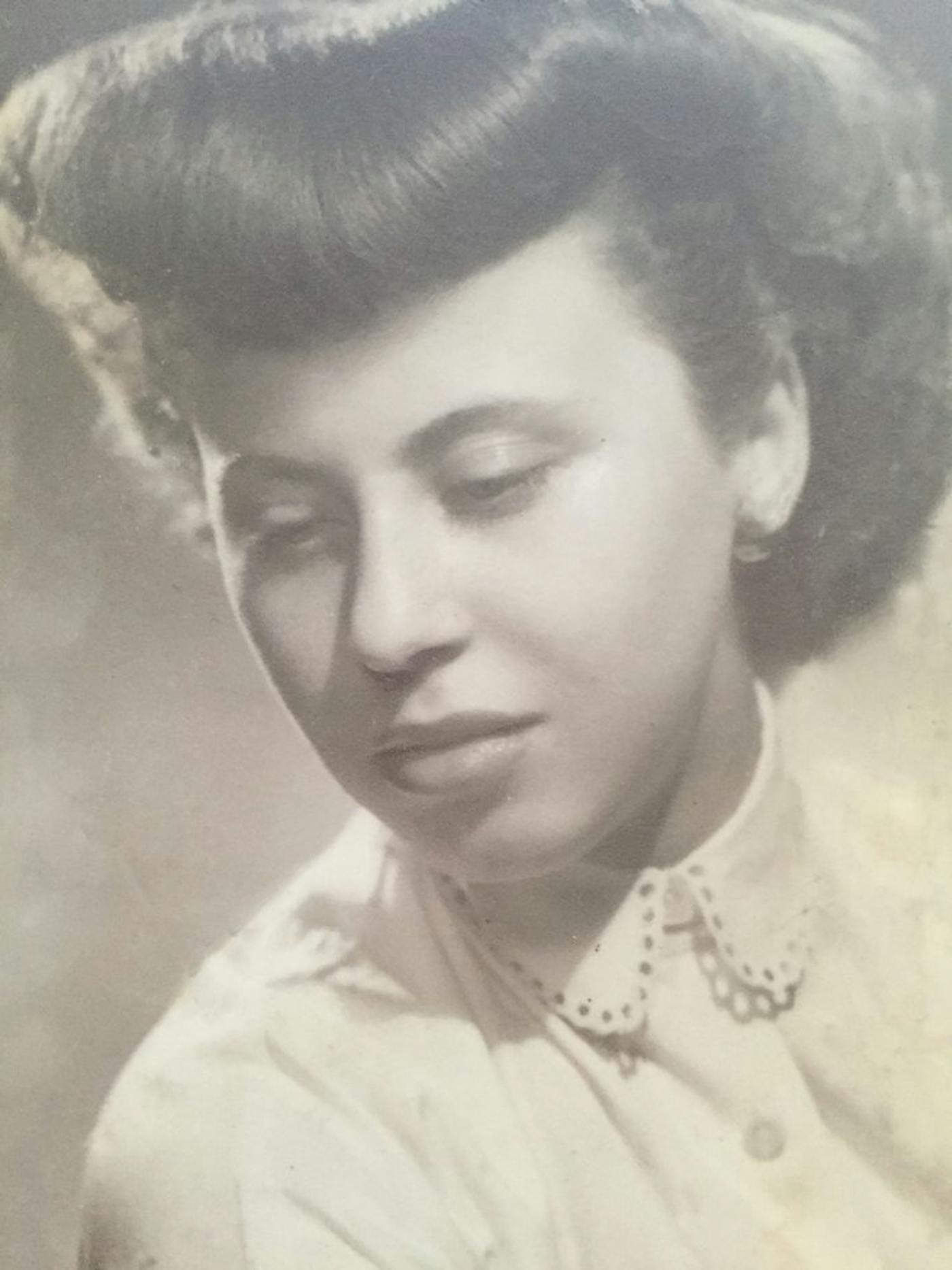 Agi Salamon in Hungary, mid 1940’s.