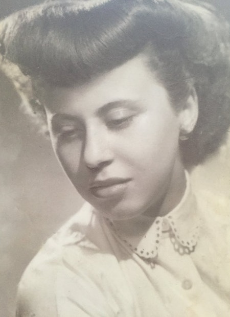 Agi Salamon in Hungary, mid 1940’s.