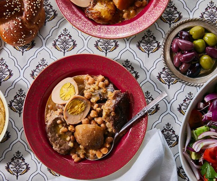 Cholent with Chickpeas image