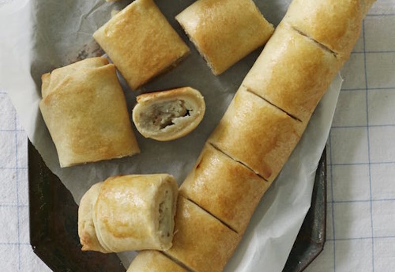 Roasted Garlic Potato Knishes
