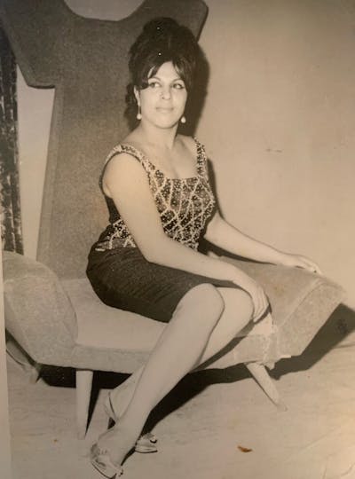 Orly’s mother, Soror, in Tehran in 1972.