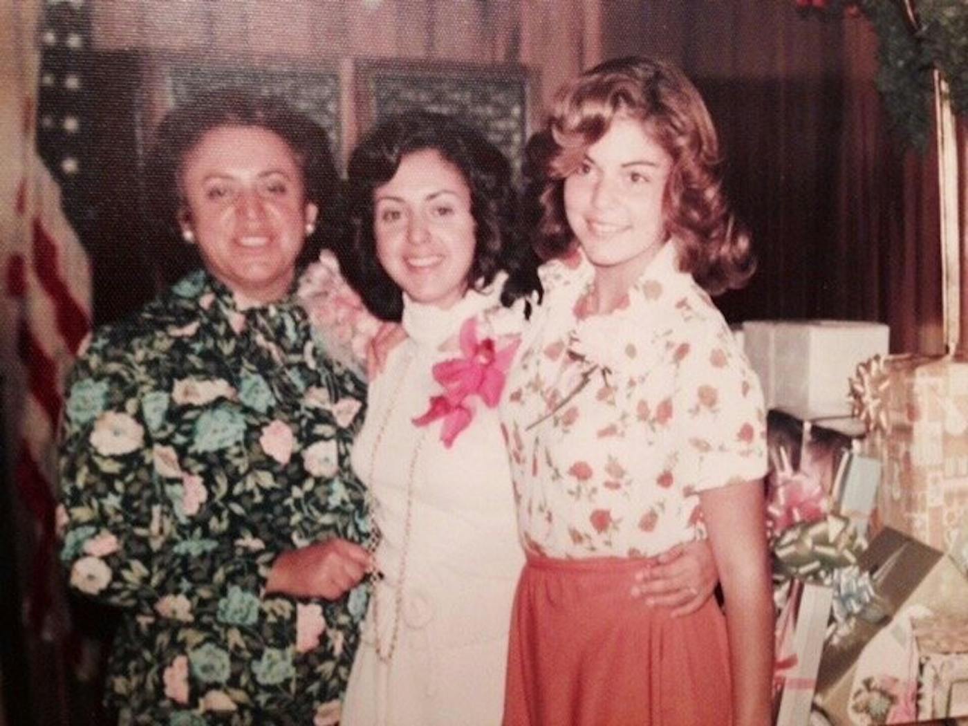 Marsha (right), her sister (center) and Grandma Helena (left) in San Francisco in 1975.