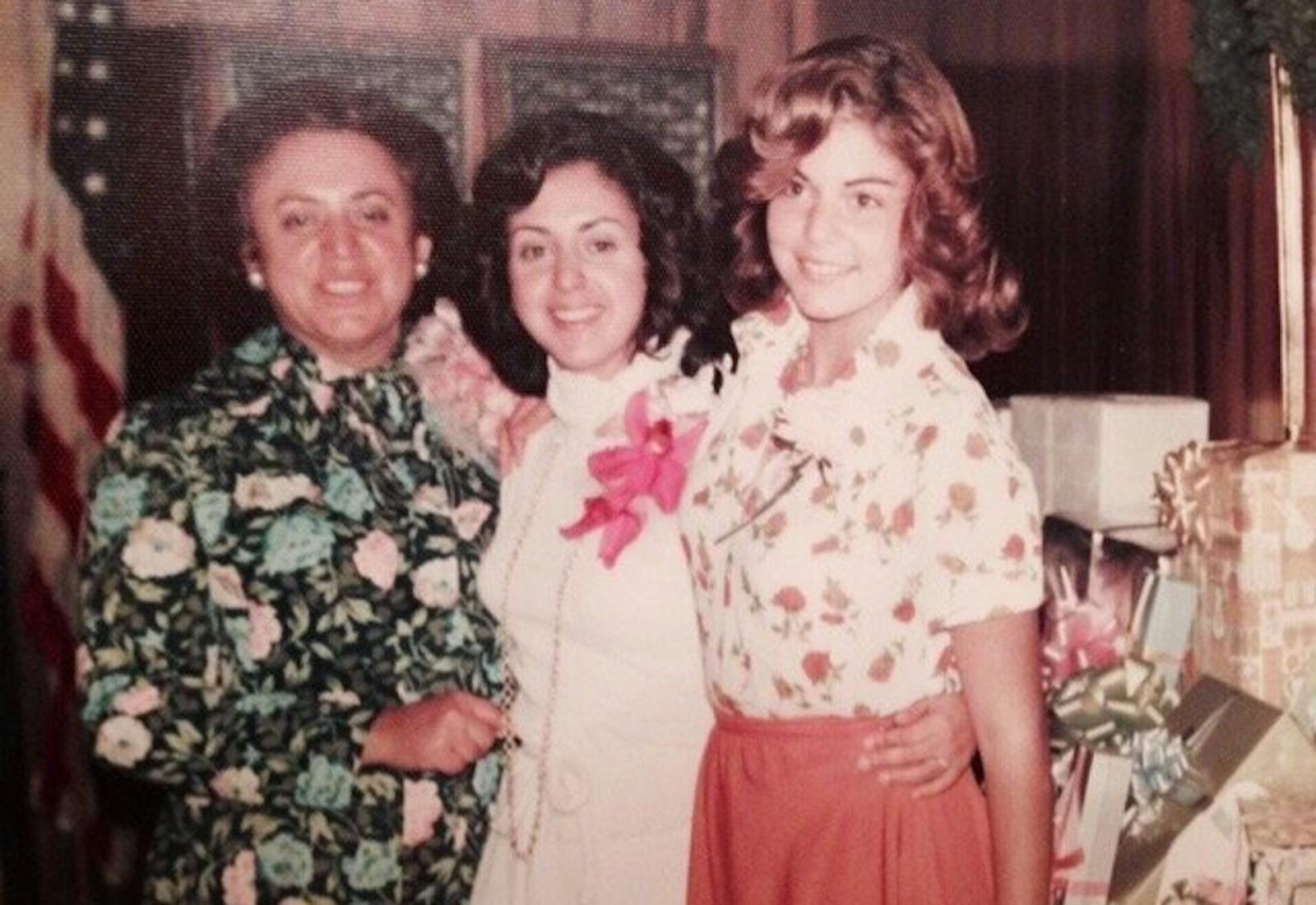 Marsha (right), her sister (center) and Grandma Helena (left) in San Francisco in 1975.