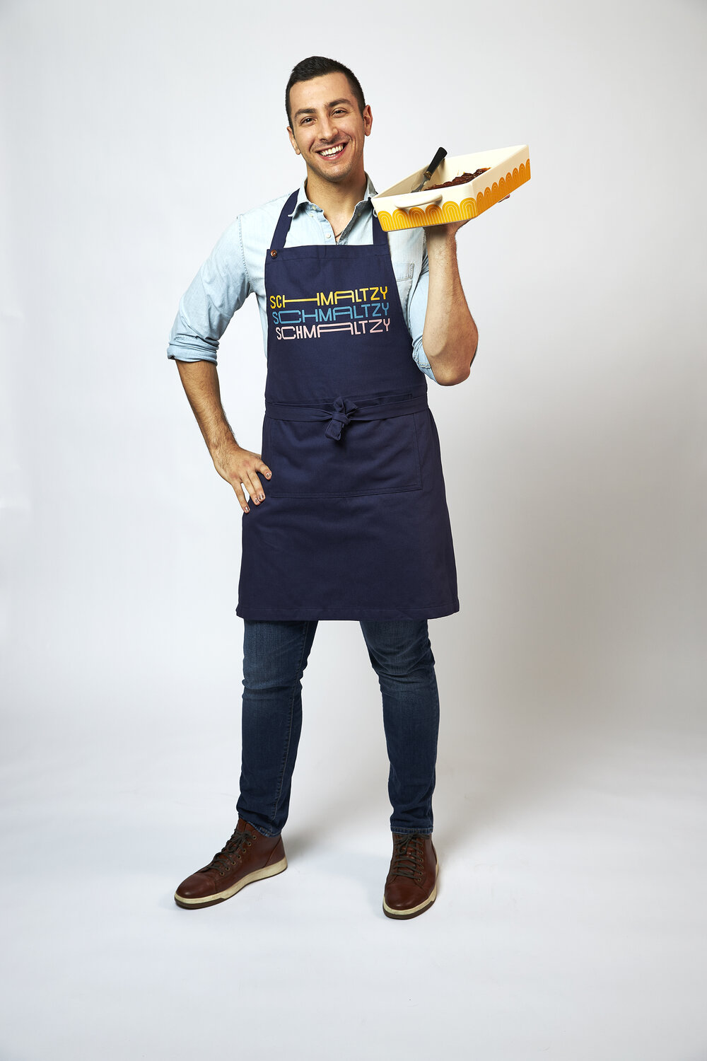 "Schmaltzy" Apron — Jewish Food Society