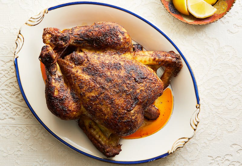 Roasted Chicken with Cumin and Paprika 