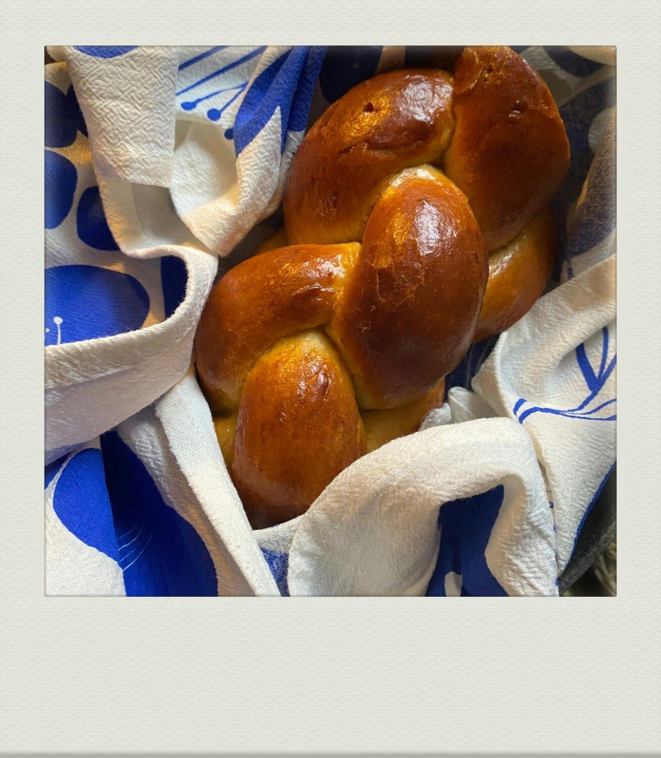 Egg Challah With Honey image