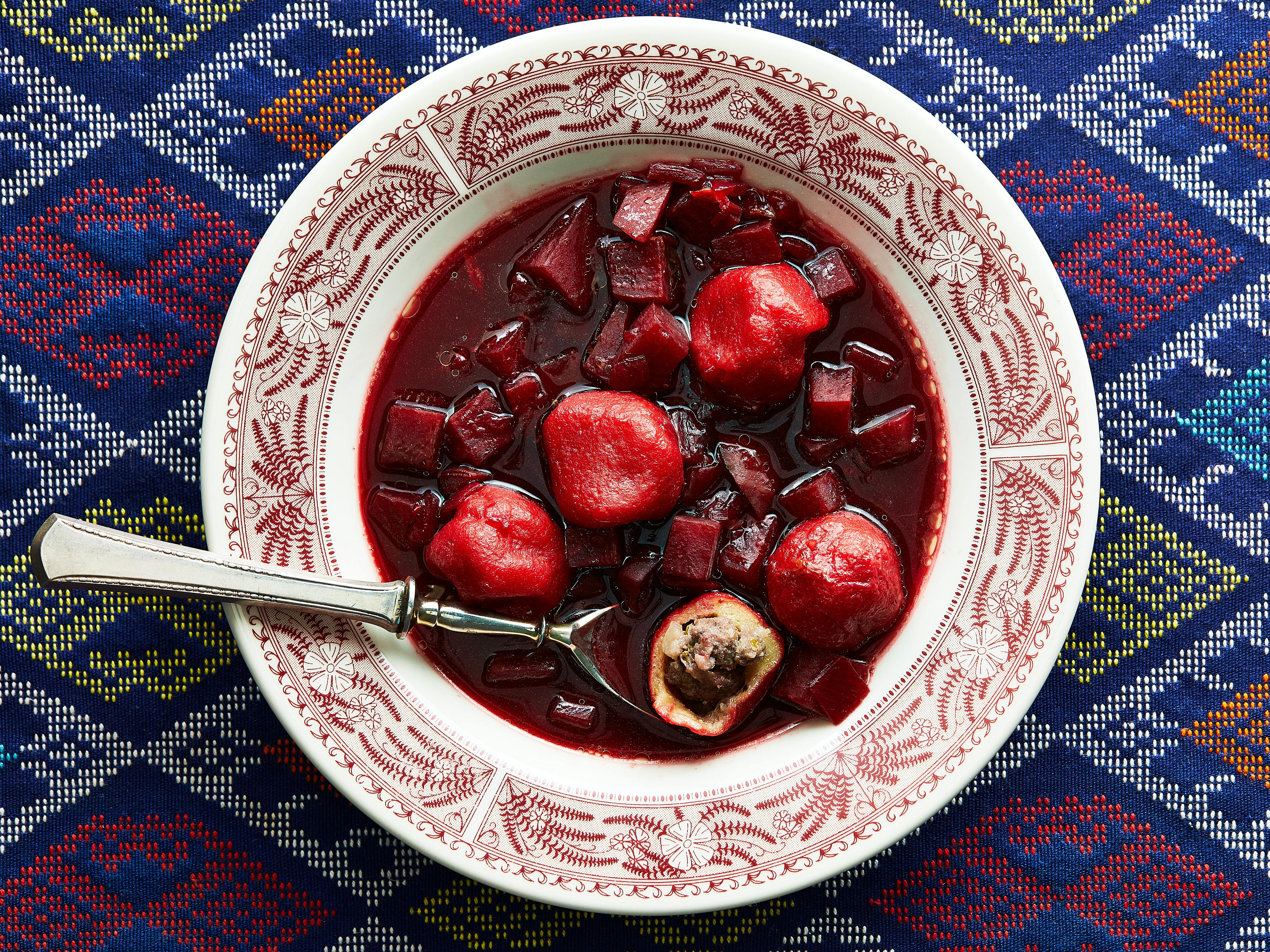 Beet Kubbeh Soup image