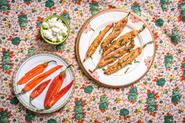 Chushki Burek (Roasted Peppers Stuffed with Cheese) — Jewish Food Society