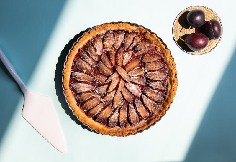 Joan Nathan's Plum Tart
