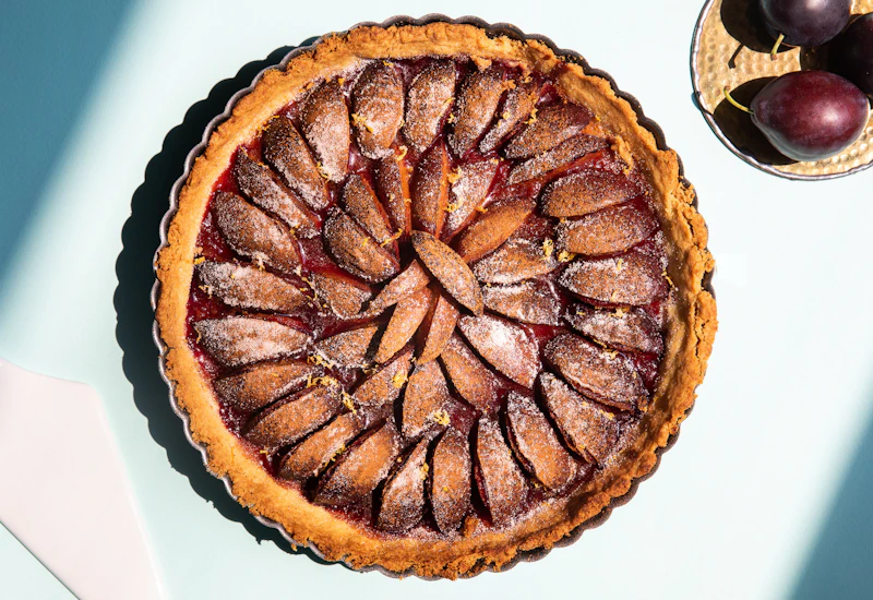 Joan Nathan's Plum Tart