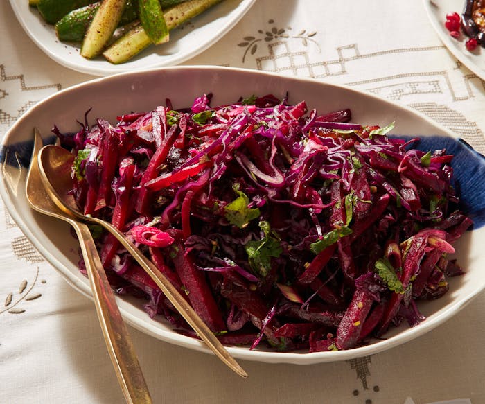 Red Cabbage, Date, and Beet Salad image