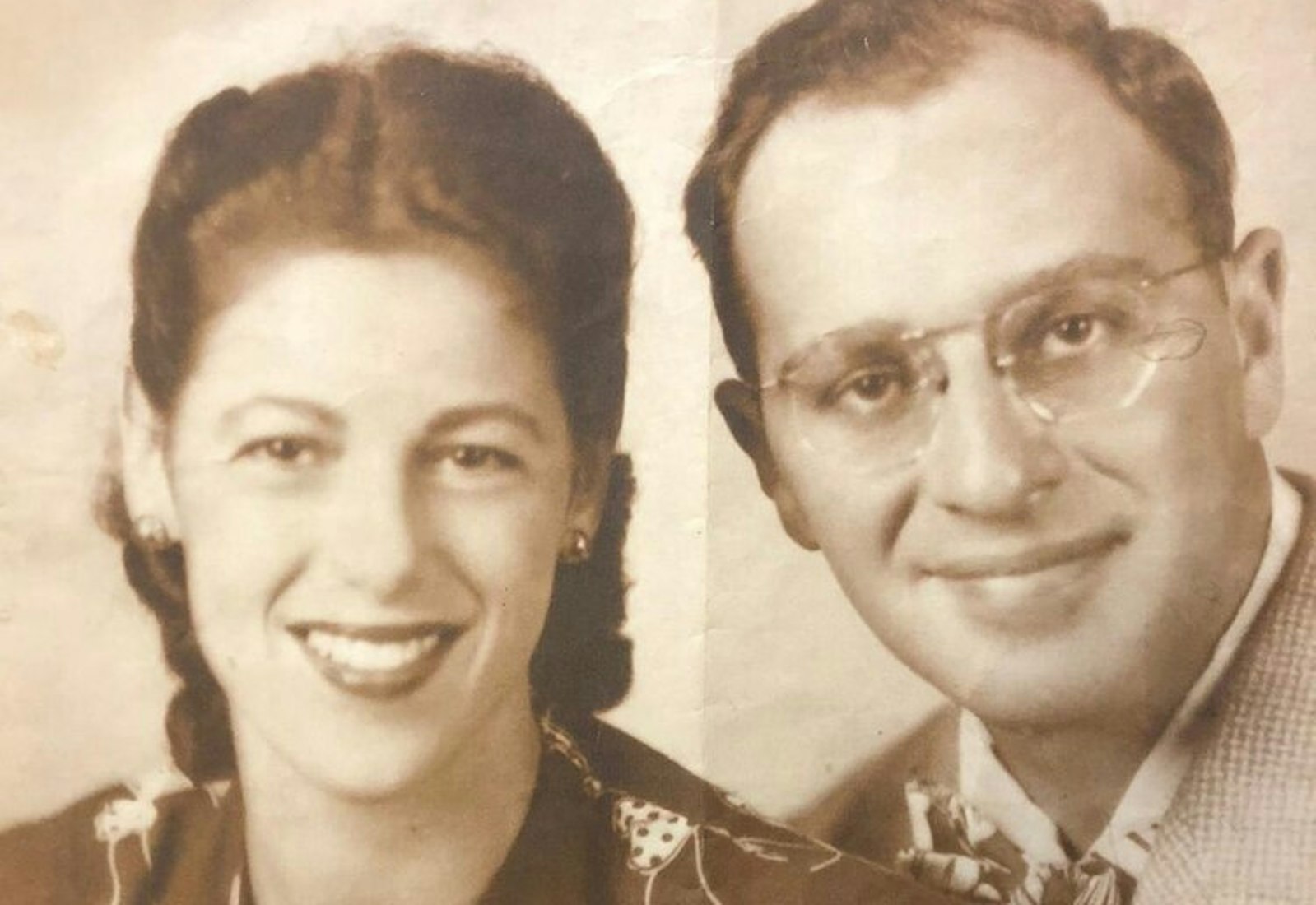 Tamar’s grandparents Francine and Murray in the mid-to-late 1940s. 