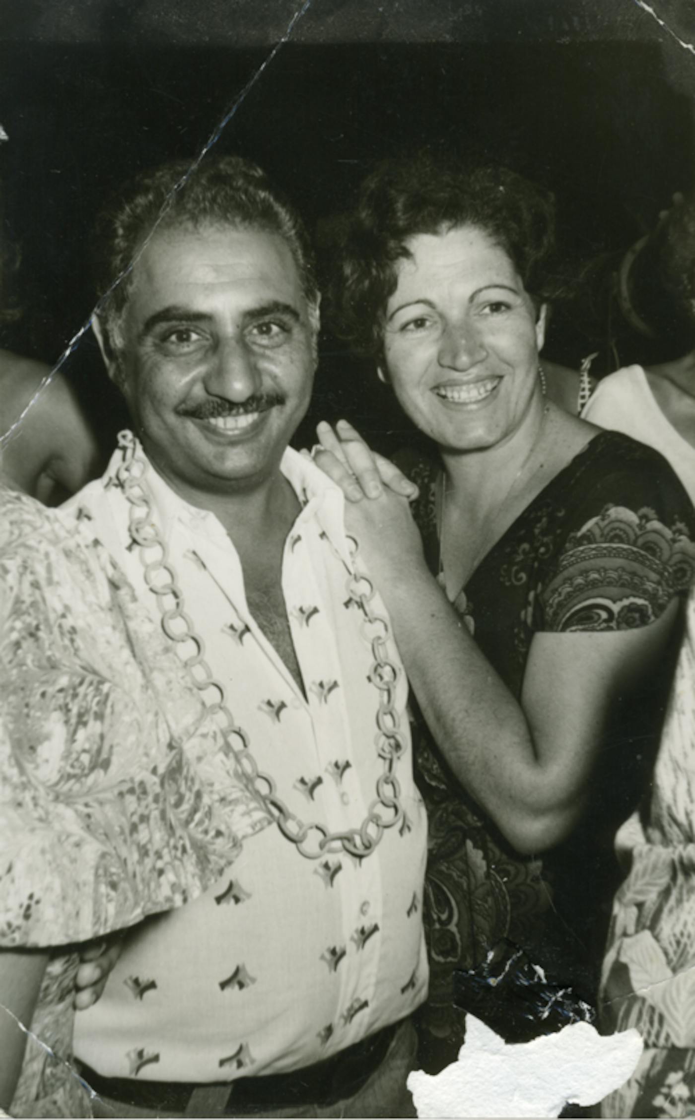 Einat’s parents, Ziona and Menashe Admony, at a celebration in Giva’tayim, Israel in the early 1970’s.