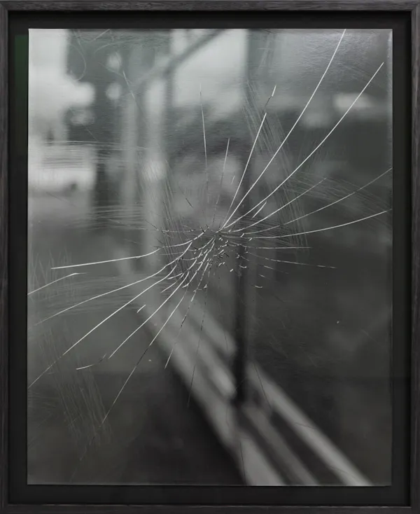Untitled (Cracked Glass), Wellington, New Zealand by Harry Culy