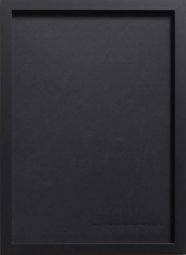 Even if it is a blank object, it is still an object. by Elisabeth Pointon
