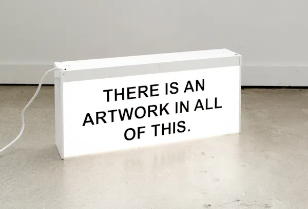 THERE IS AN ARTWORK IN ALL OF THIS. (light) by Elisabeth Pointon