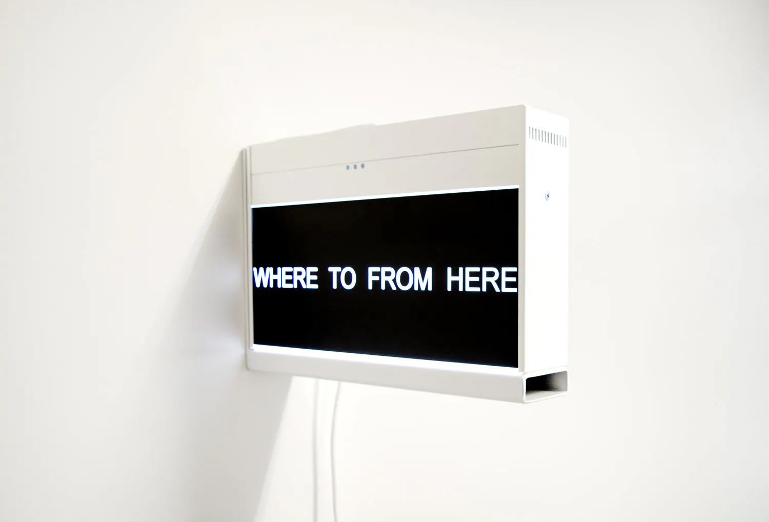 WHERE TO FROM HERE. by Elisabeth Pointon