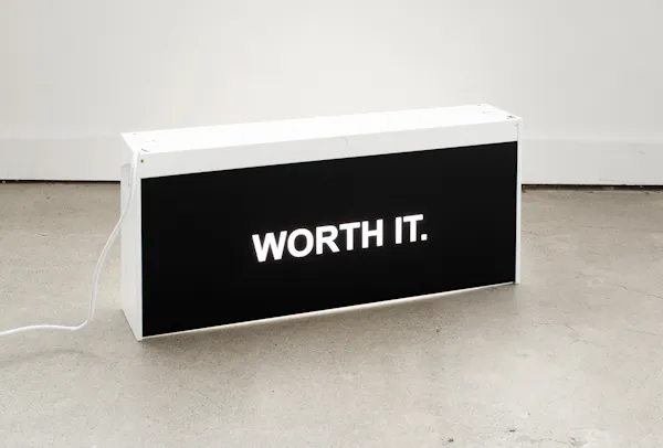 WORTH IT. by Elisabeth Pointon