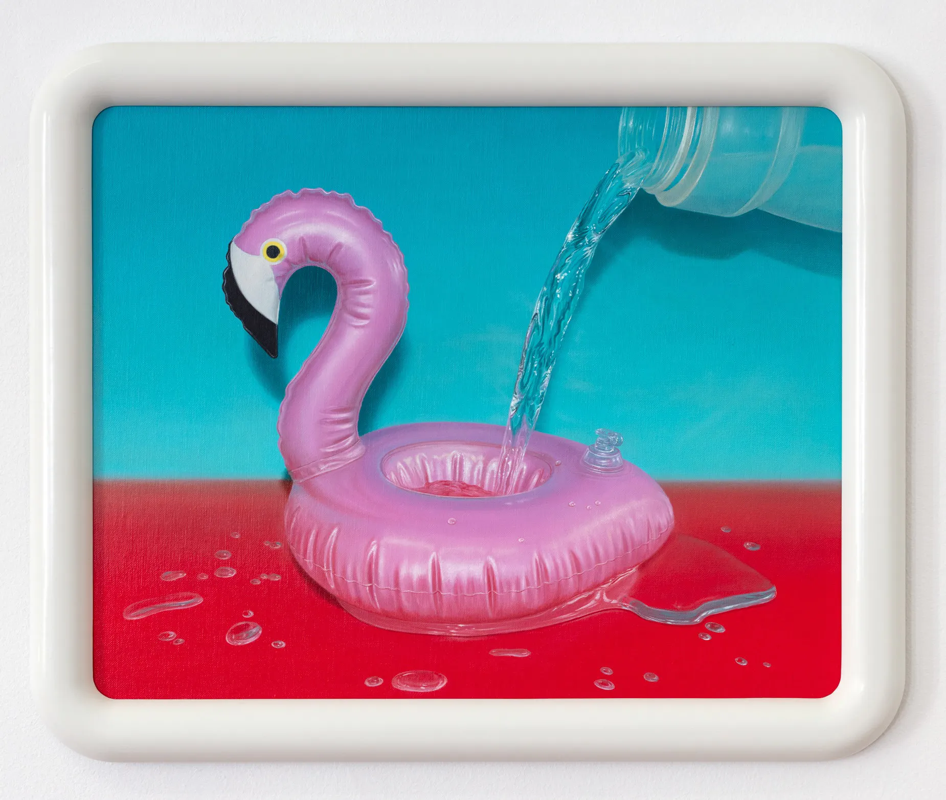 Flamingo pour by Emily Hartley-Skudder