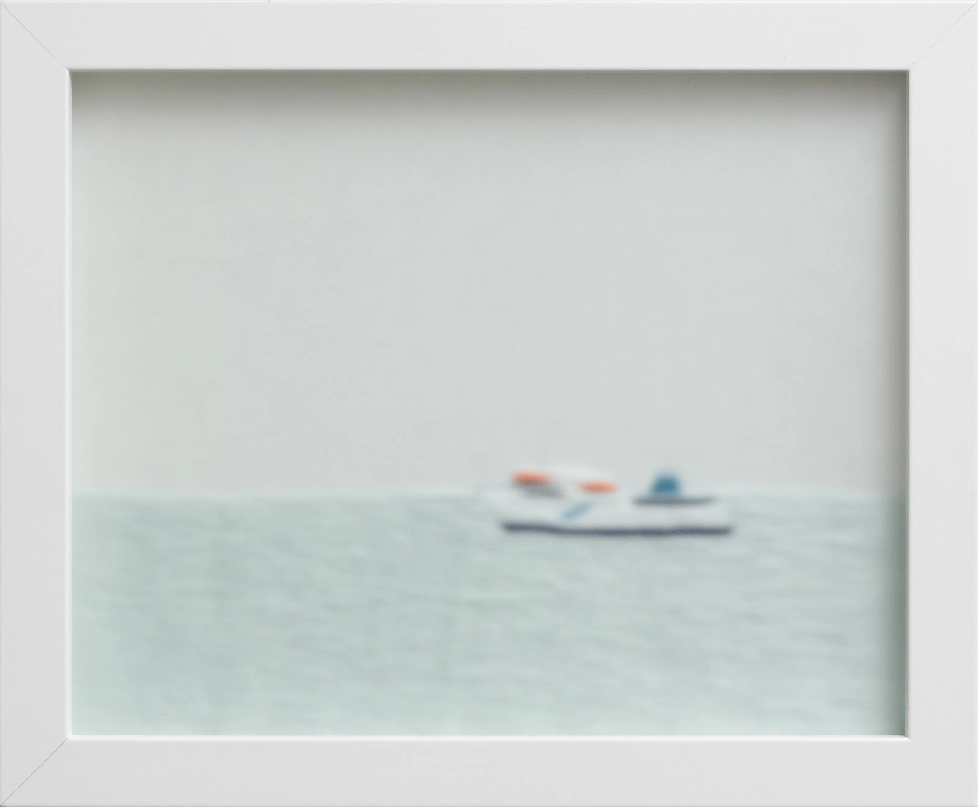 Ferry in Fog by Erica van Zon
