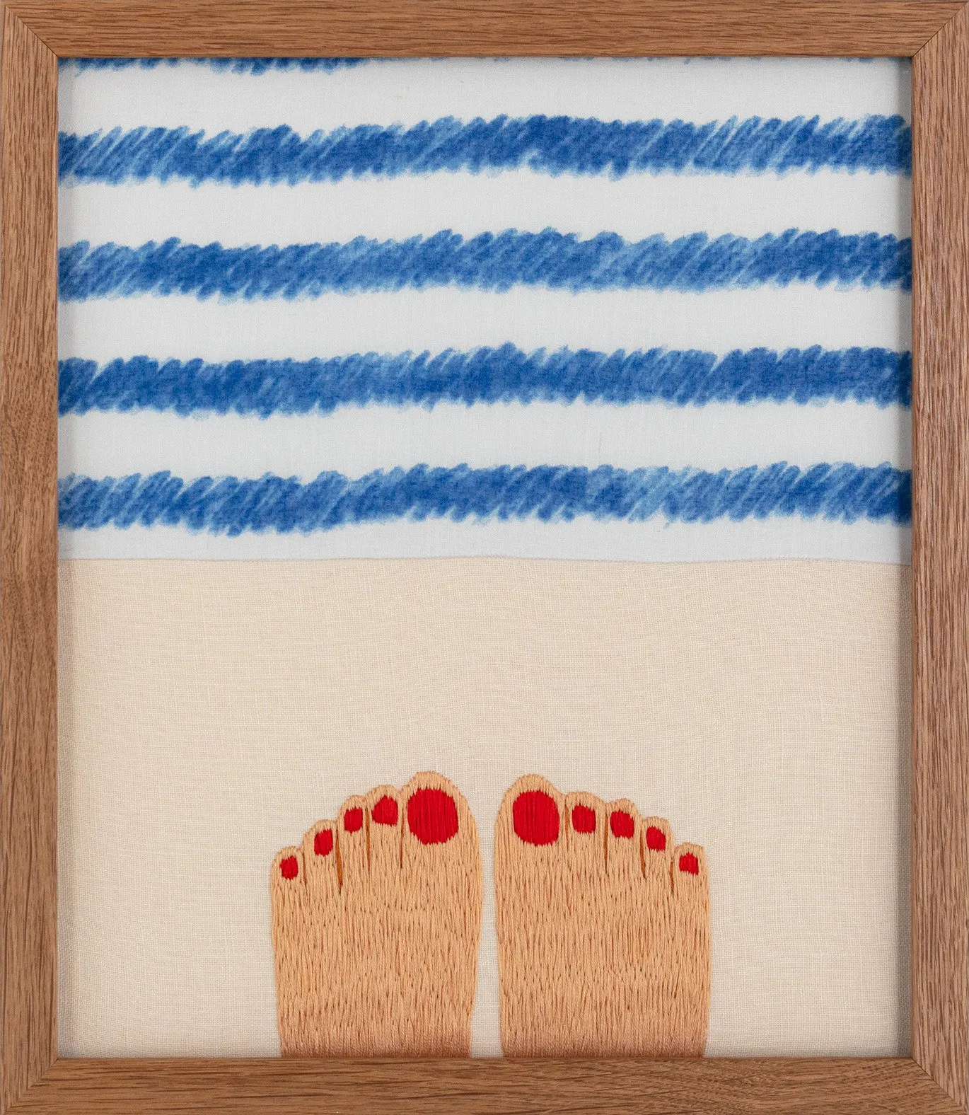 Feet at the Beach by Erica van Zon