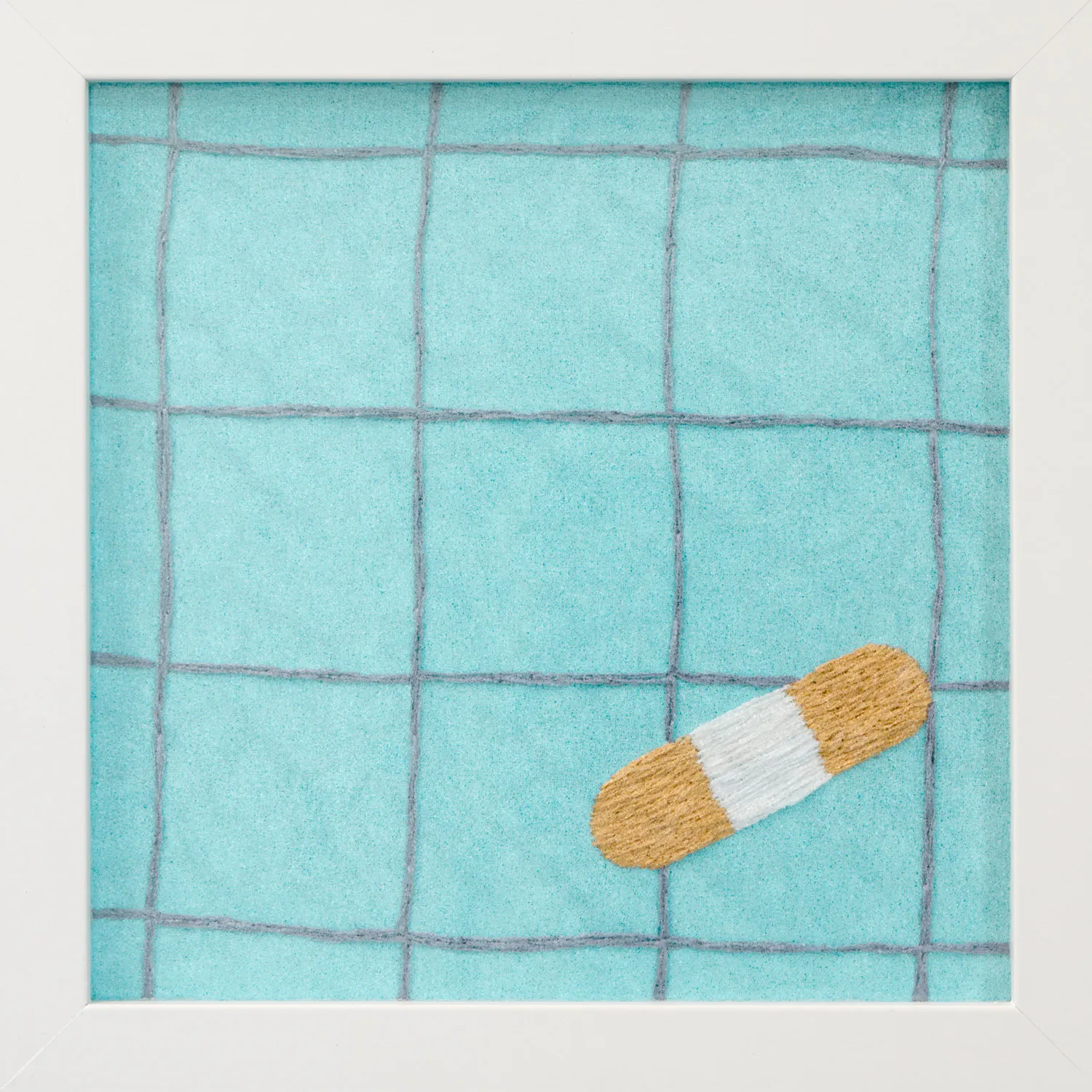 At the bottom of the pool (plaster) by Erica van Zon