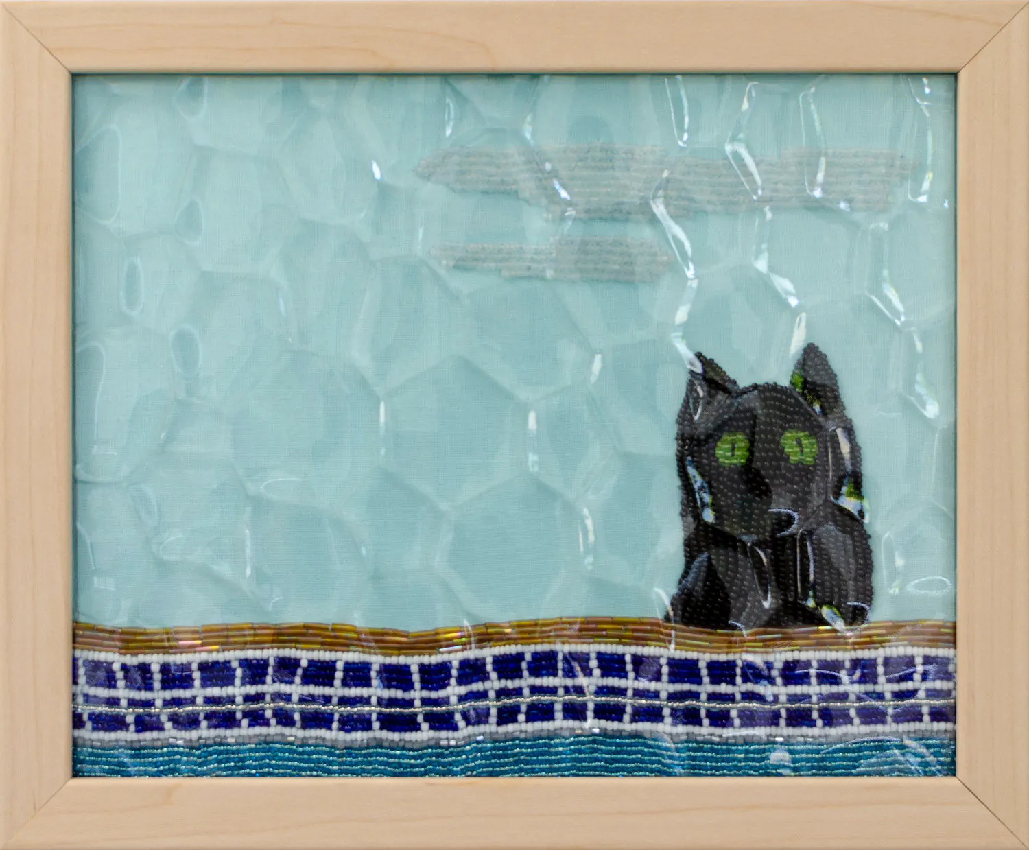 From the bottom of the pool (cat) by Erica van Zon