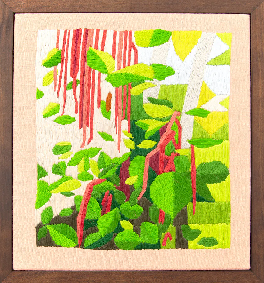 In the Glasshouse, Outside by Erica van Zon