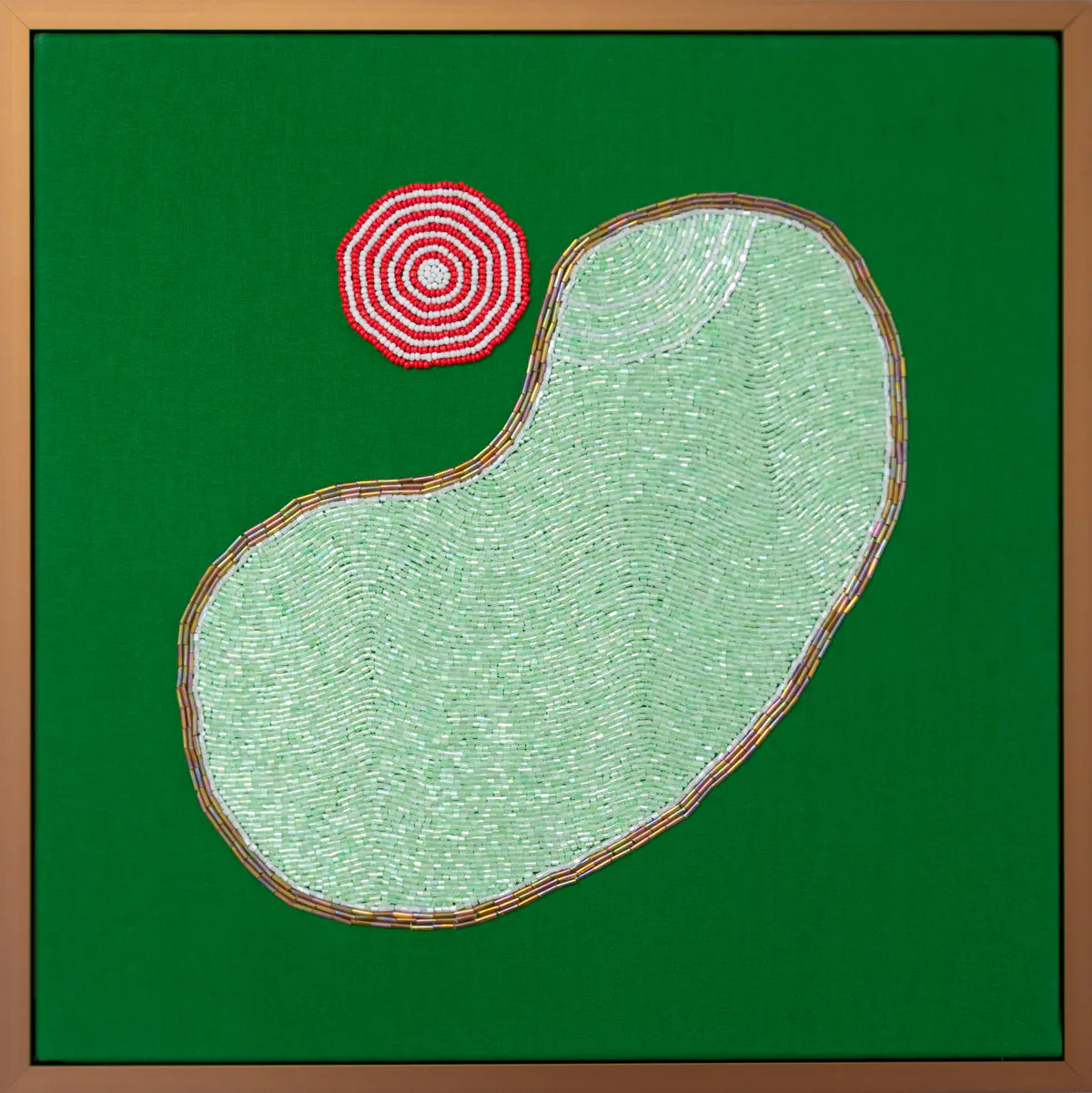 Kidney Pool and Beach Umbrella by Erica van Zon