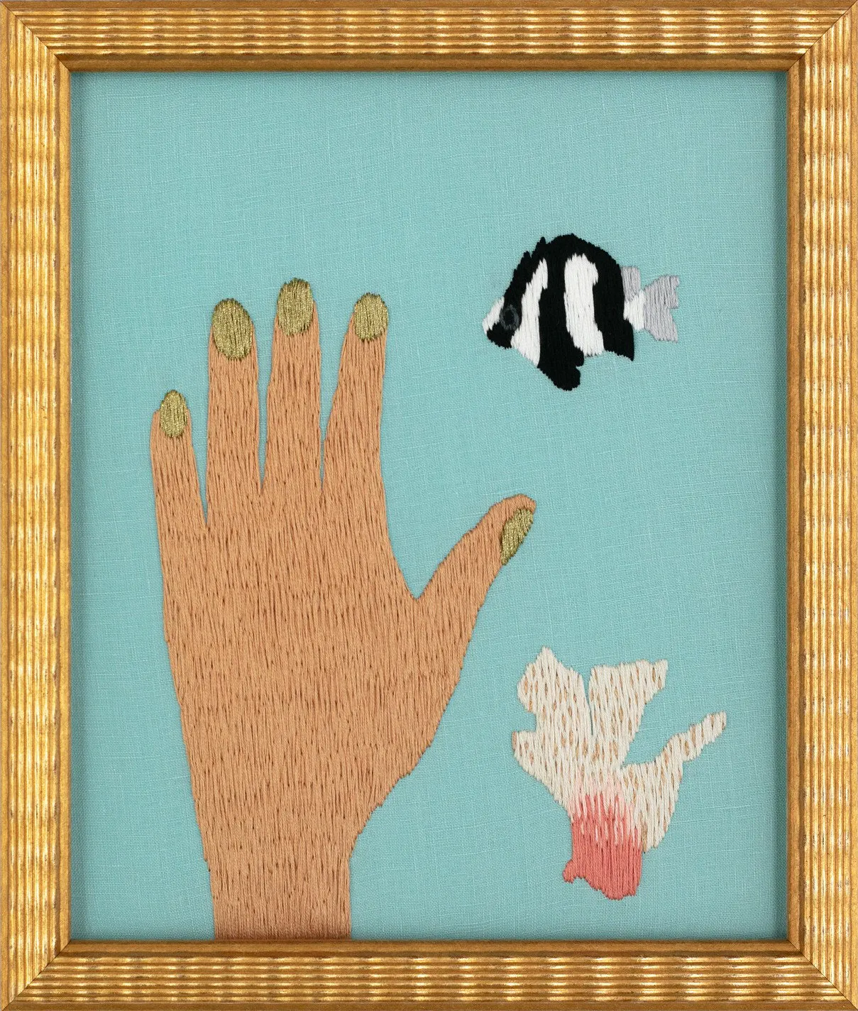 My Hand Swimming at the Reef by Erica van Zon