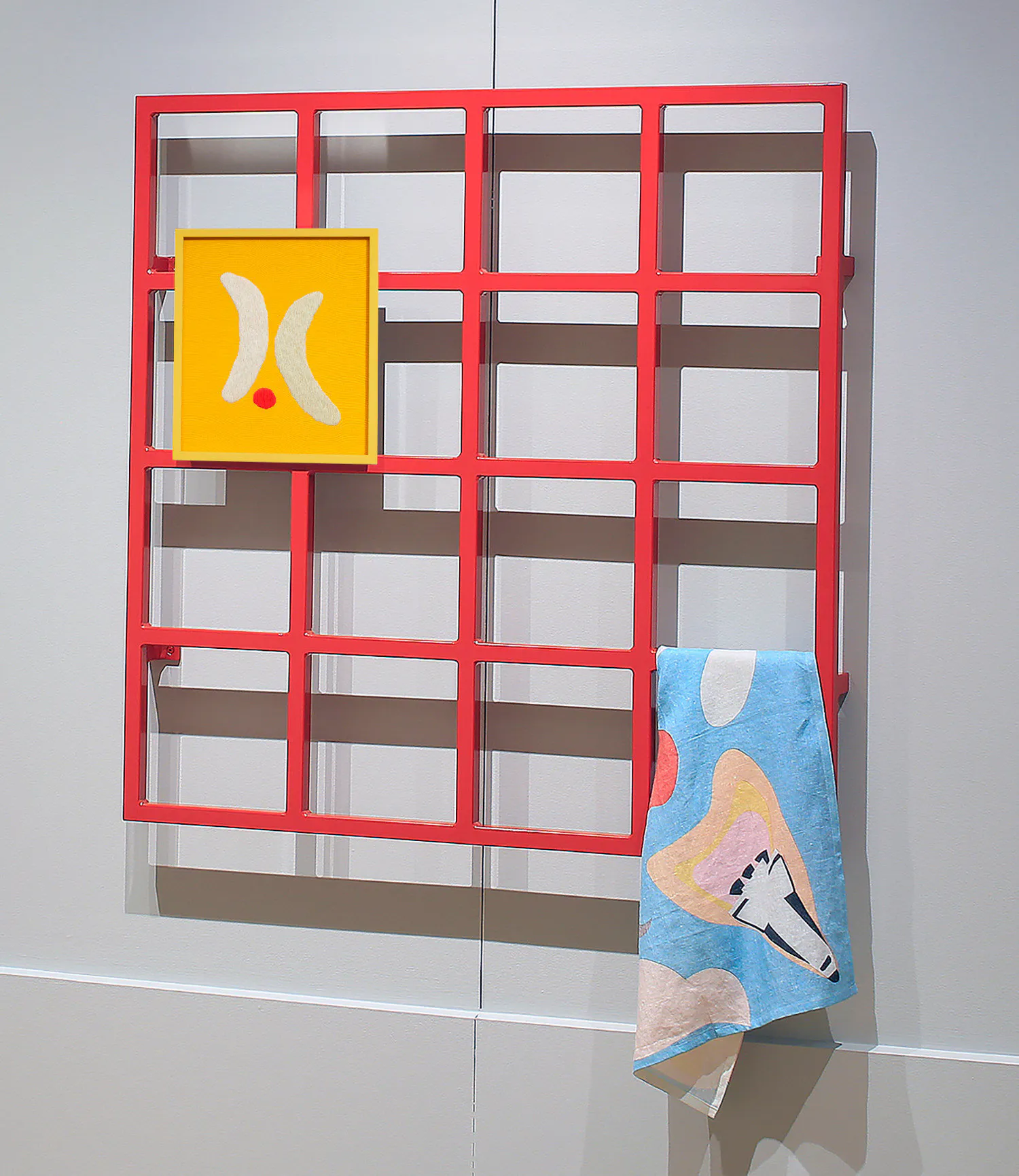 Red Grid by Erica van Zon