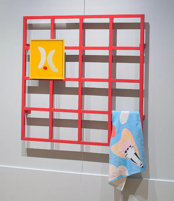 Red Grid by Erica van Zon