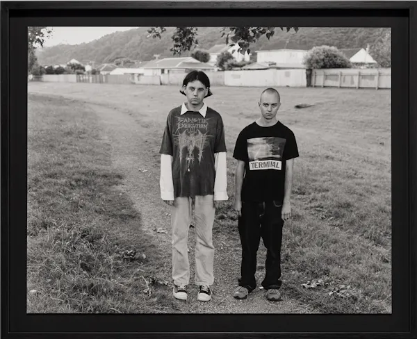 Untitled (Alex and Tommy), Wellington, New Zealand by Harry Culy