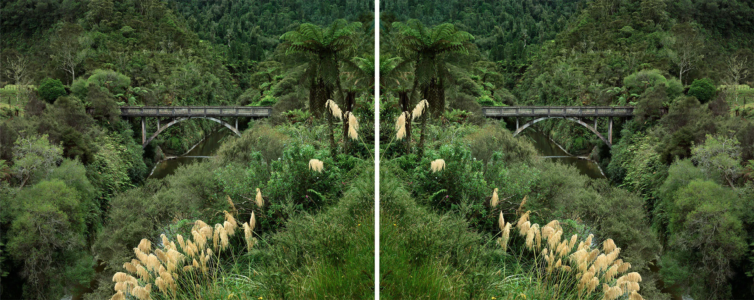 Ballot, Bridge to Somewhere, Whangamōmona Road, Aotuhia, East Taranaki, New Zealand by Ann Shelton