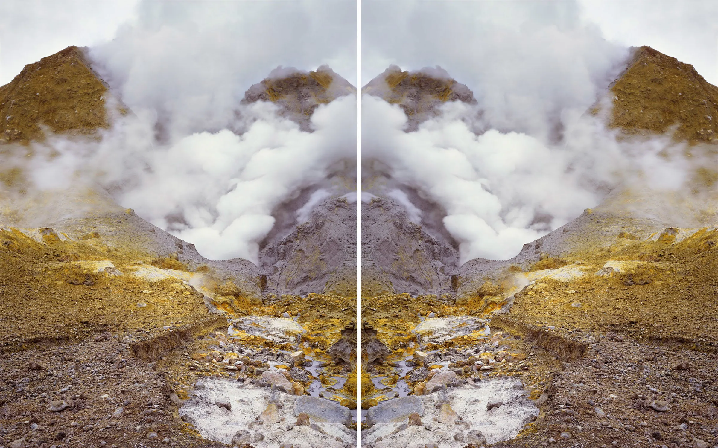 Chemistry, White Island, former sulphur mine, New Zealand by Ann Shelton