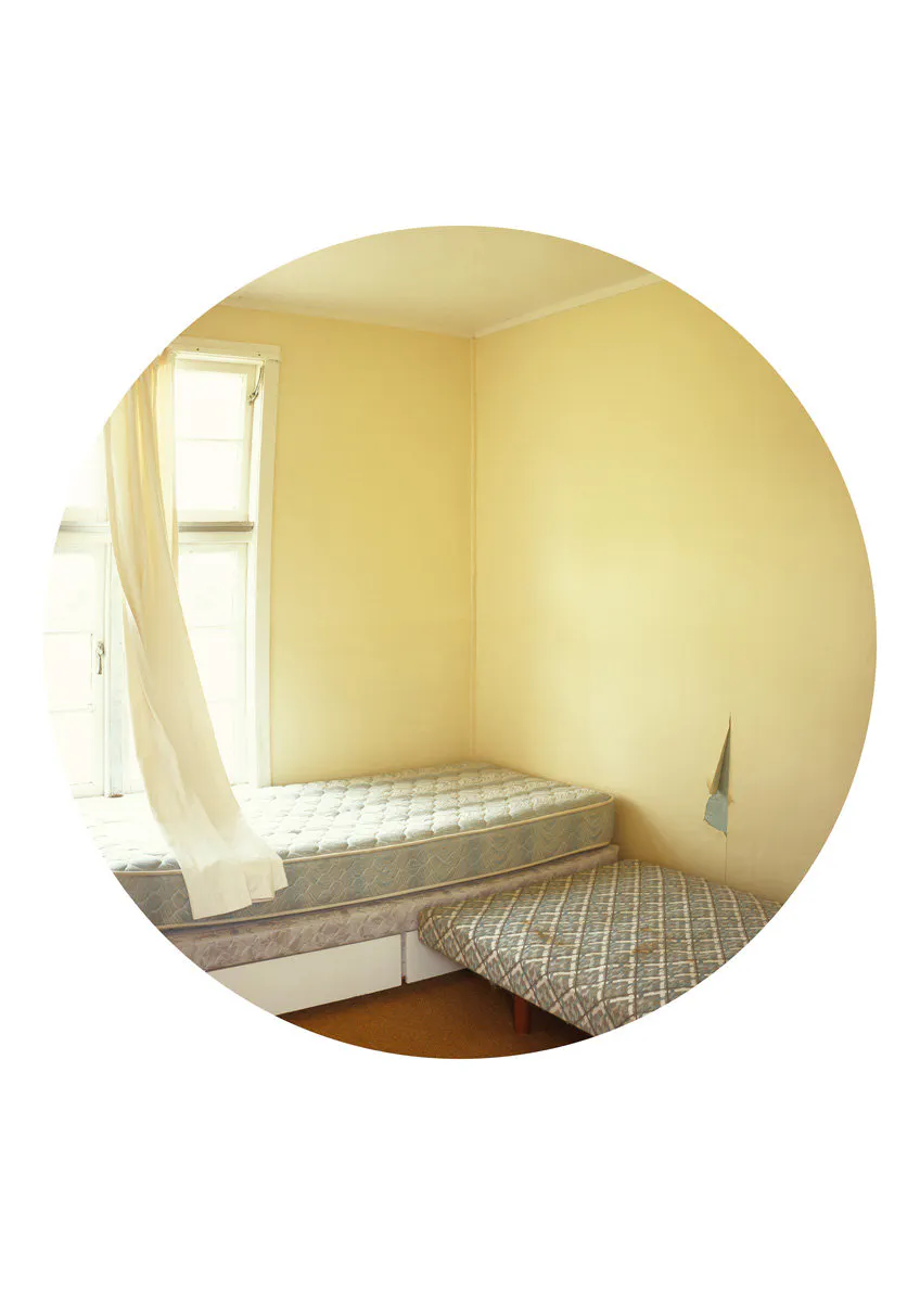 Phoenix block, room # unknown [yellow walls] by Ann Shelton